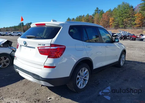 2016 BMW X3 xDrive28I from USA, damaged, VIN 5UXWX9C52G0D69388